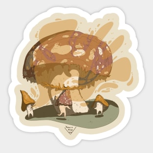 Mushroom party Sticker